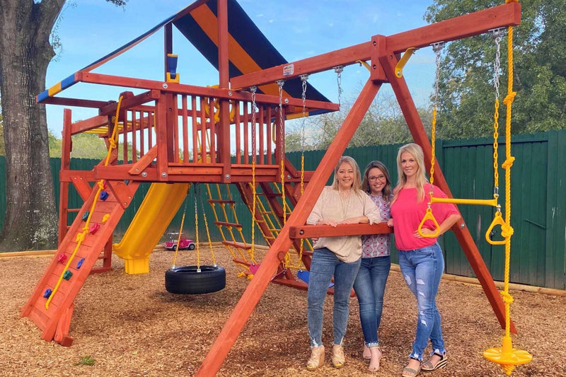 New playground for girls foster home