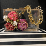 Floral embellished purse  - Tuesday, August 15th